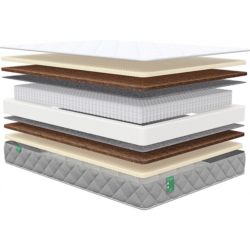 Изображение товара Матрас Sleeptek MAX Latex Cocos Double S1000 160x200 см MSMLCDS1000-160-200