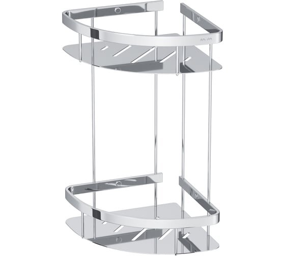 Изображение товара Полка для душа AM.PM Sense L угловая двухъярусная A7454200