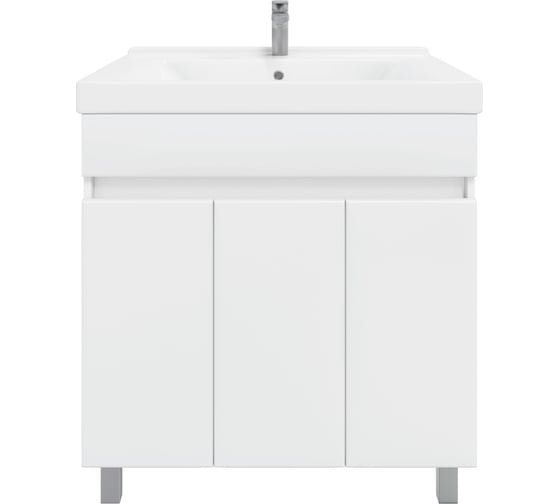 Изображение товара Тумба с раковиной в ванную RUVANN FORTO 80 + Миранда 80 напольная Т.FORTO.П-80Н-KIT-MIR