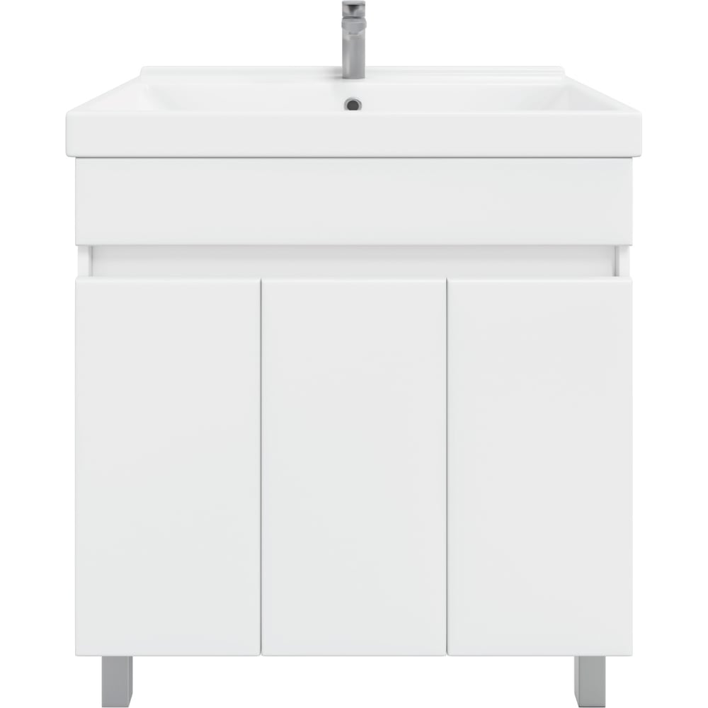 Изображение товара Тумба с раковиной в ванную RUVANN FORTO 80 + Фест 80 напольная Т.FORTO.П-80Н-KIT-FES