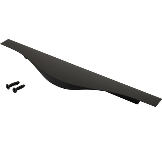 Изображение товара Ручка торцевая Kerron, 300 мм (фасад 18 мм), матовый черный RT-002-300 BL