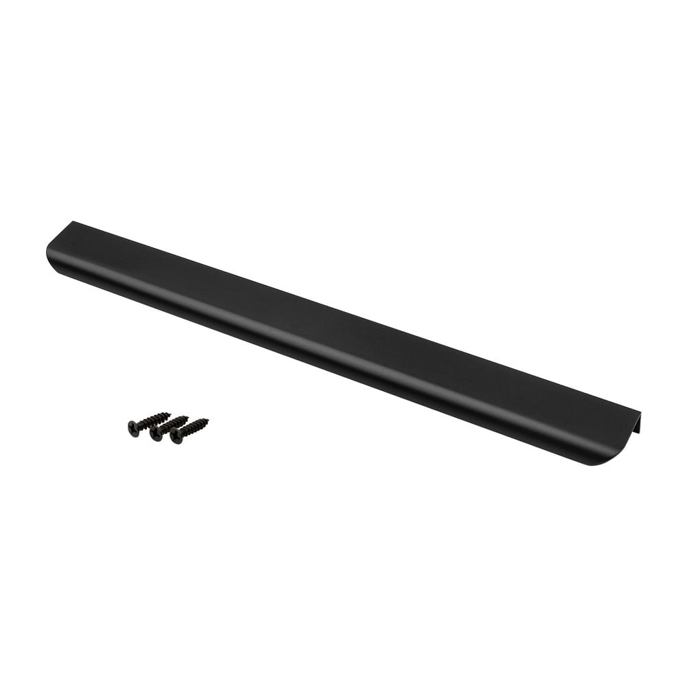 Изображение товара Торцевая ручка Kerron комплект из 2 шт, 320/397 мм, матовый черный RT-006-400 BL SET2(RT-006-400 BL)