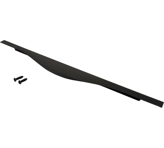 Изображение товара Ручка торцевая Kerron, 600 мм, матовый черный RT-002-600 BL