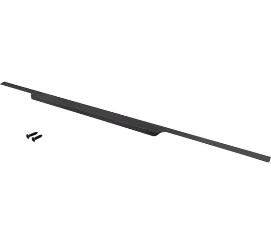 Изображение товара Ручка торцевая Kerron, 1200 мм, матовый черный RT-004-1200 BL