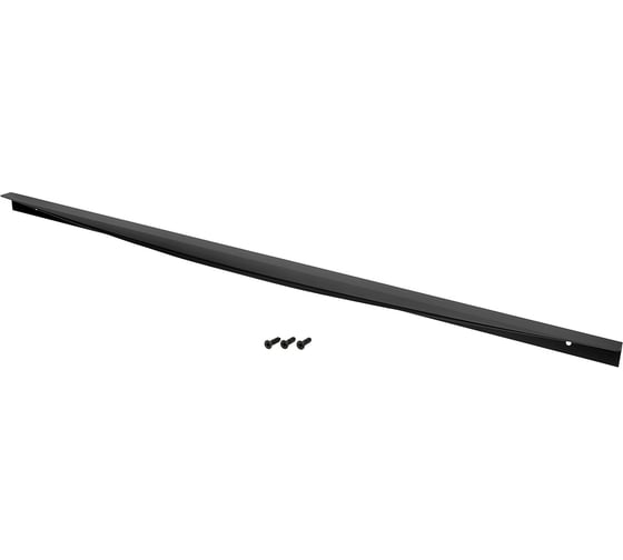 Изображение товара Комплект из 2 шт. ручка торцевая Kerron, 800 мм (фасад 18 мм), матовый черный RT-003-800 BL SET2(RT-003-800 BL)