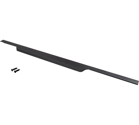 Изображение товара Ручка торцевая Kerron, 800 мм, матовый черный RT-004-800 BL