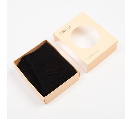 Изображение товара Мужские носки MINAKU цв.черный, р-р 41-45 (25-28 см) 7879762