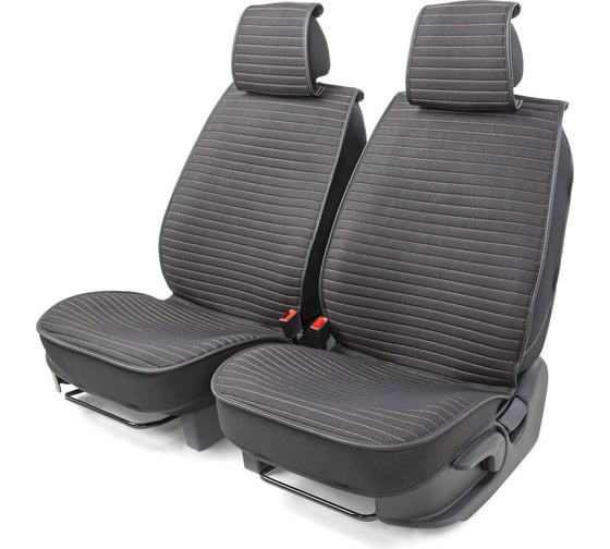 Изображение товара Каркас накидки на переднее сиденье CarPerformance 2 шт., fiberflax/лен CUS-2022 BK/BE