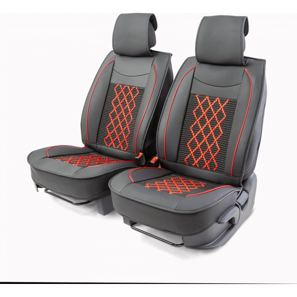 Каркасные накидки на передние сиденья CarPerformance накидки на передние сиденья car performance 2 шт fiberflax мягкий лен ромб сер серый