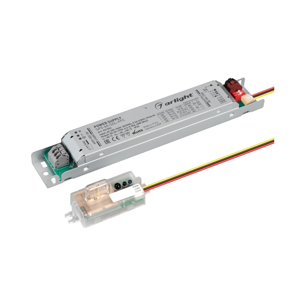 Изображение товара Блок питания Arlight SPV-60-SDL-PFC для светодиодов 60Вт