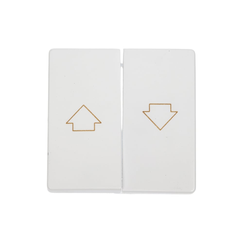 Изображение товара Клавиши для выключателя управления жалюзи Simon S82, 2 шт., белый