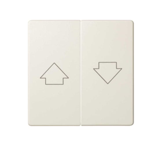 Изображение товара Клавиши для выключателя управления жалюзи Simon S82, S82N, S82 Detail, 2 штуки, слоновая кость 82028-31