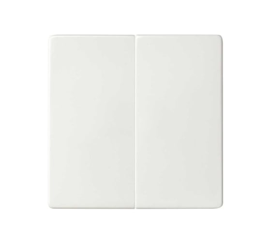 Изображение товара Клавиши для двухклавишного проходного кнопочного выключателя Simon белый, 2 штуки 82026-30