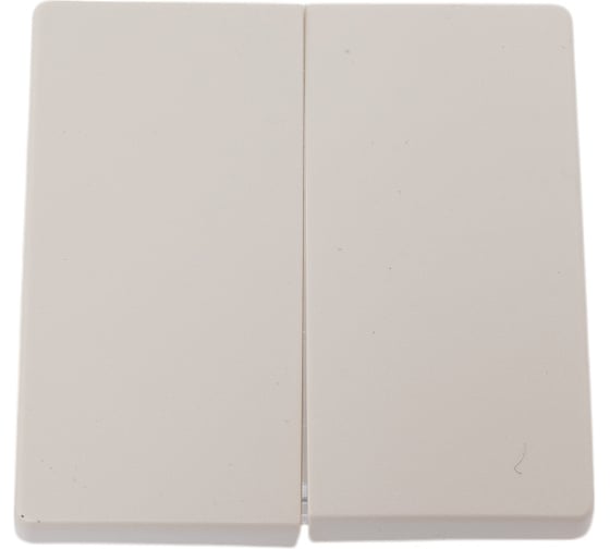 Изображение товара Клавиши для двухклавишного проходного кнопочного выключателя Simon слоновая кость, 2 штуки 82026-31