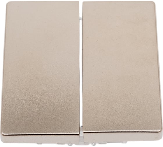 Изображение товара Клавиши для двухклавишного проходного кнопочного выключателя Simon шампань, 2 штуки 82026-34