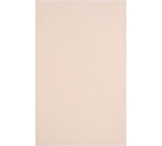 Изображение товара Набор кухонных полотенец Доляна бежевый, 35x60 см - 4шт, 100% хлопок, вафля 220 г/м2 9836661