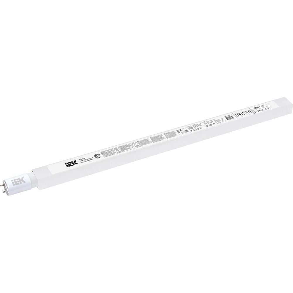 Изображение товара Лампа IEK LED T8 10Вт линейная 1000Лм 4000К G13
