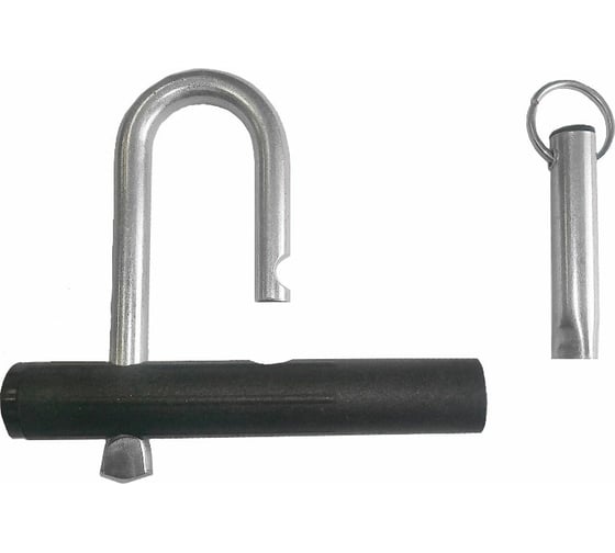 Изображение товара Навесной винтовой замок Шепард ЗНВ 1-К под один ключ 33753