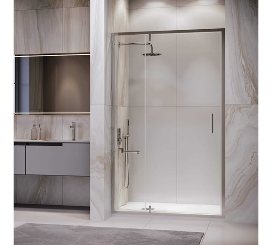 Изображение товара Душевая дверь RGW 120х195 LE-103 хром, прозрачное, 6 мм 711210312-11