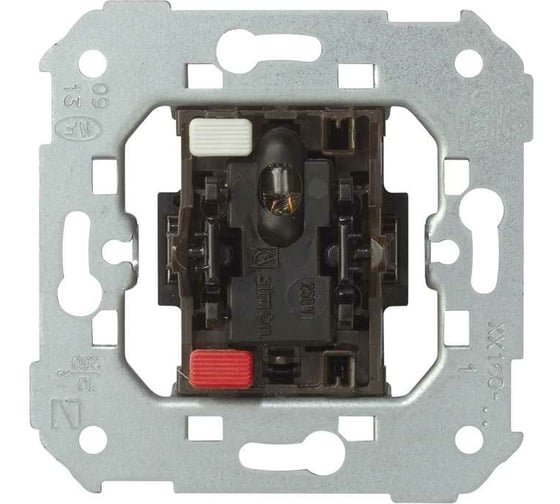 Изображение товара Одноклавишный кнопочный выключатель с подсветкой Simon, S82, S82N, S88, S82 Detail 75160-39