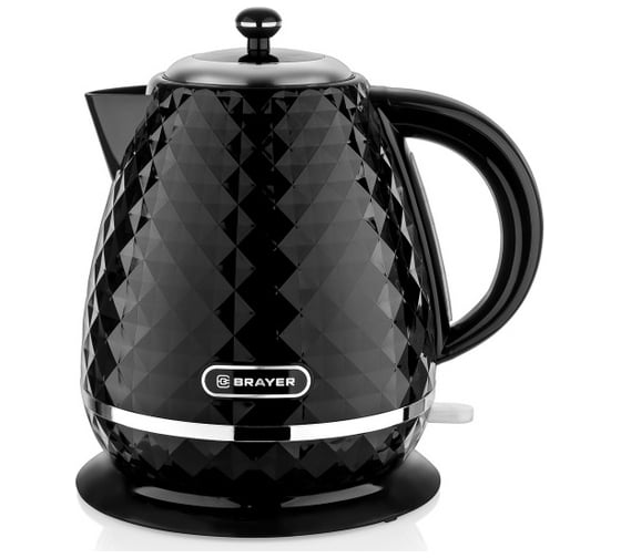 Изображение товара Электрический чайник BRAYER черный 2200 Вт, 1.7 л BR1008BK
