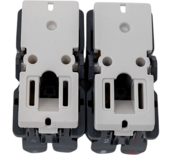 Изображение товара Двухклавишный проходной выключатель для управления жалюзи без блокировки Simon S82C 75396-69