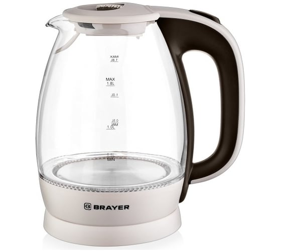 Изображение товара Электрический чайник BRAYER 2200 Вт, 1.8 л BR1045BN