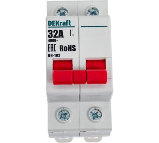 Изображение товара Выключатель нагрузки Dekraft ВН102-2Р-032А 17006DEK