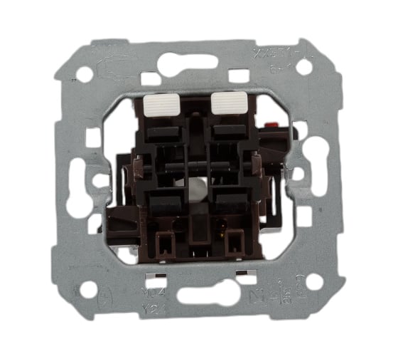 Изображение товара Кнопочный двухклавишный выключатель для управления жалюзи Simon, механическая блокировка 75331-39