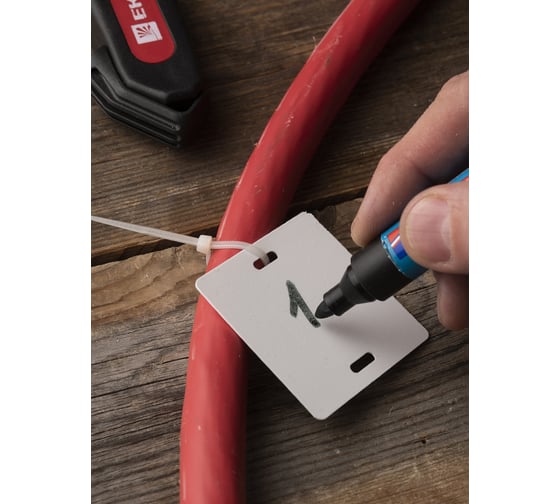 Изображение товара Кабельная маркировочная бирка EKF У-134, большой квадрат PROxima mt-134-bs