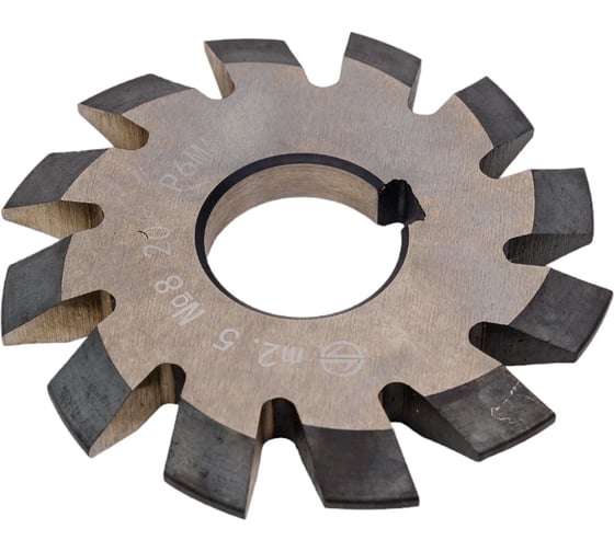 Изображение товара Фреза дисковая зуборезная модульная М 2.5 №8 (70x7.5x22 мм; 20 град; Z=12) ИНСТУЛС 00001379543
