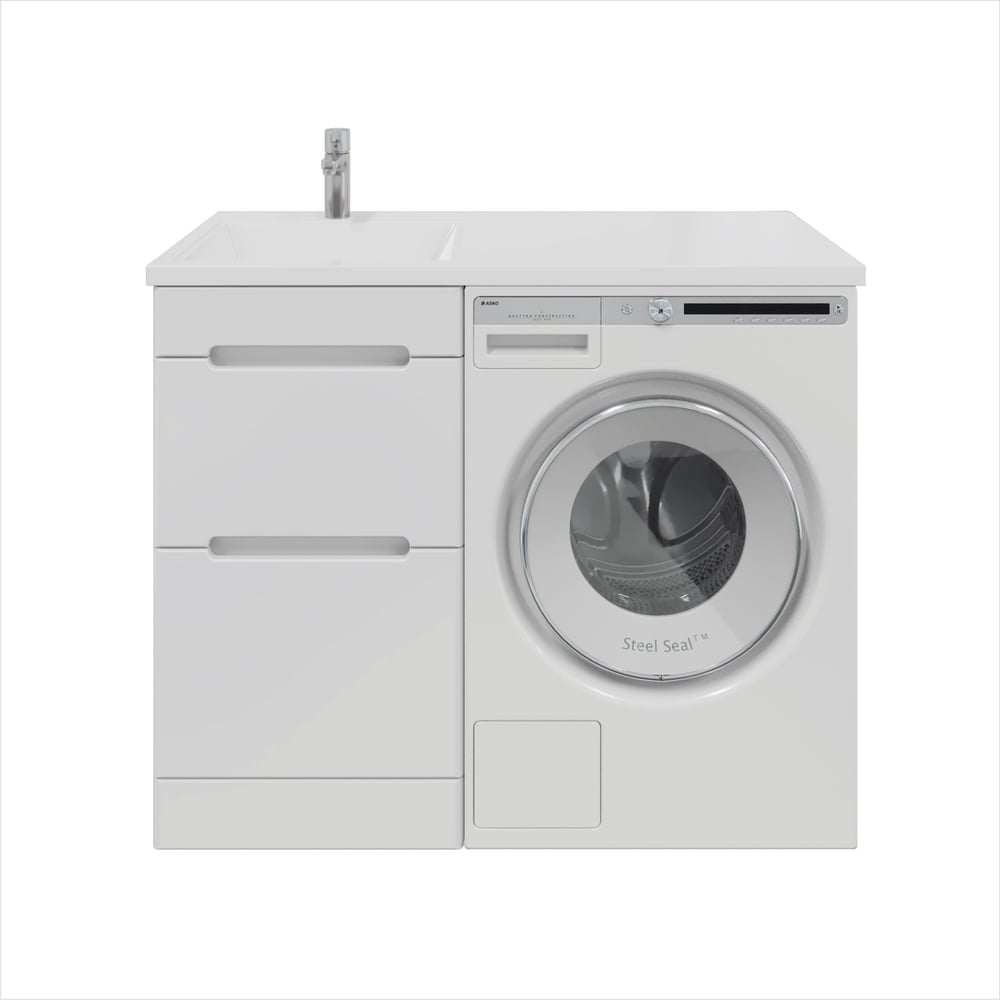 Изображение товара Тумба с раковиной RUVANN DUET 50 + Даллас 110 левый напольная