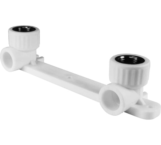 Изображение товара Комплект настенный для смесителя Valfex 25x3/4" в.р., белый 10124325
