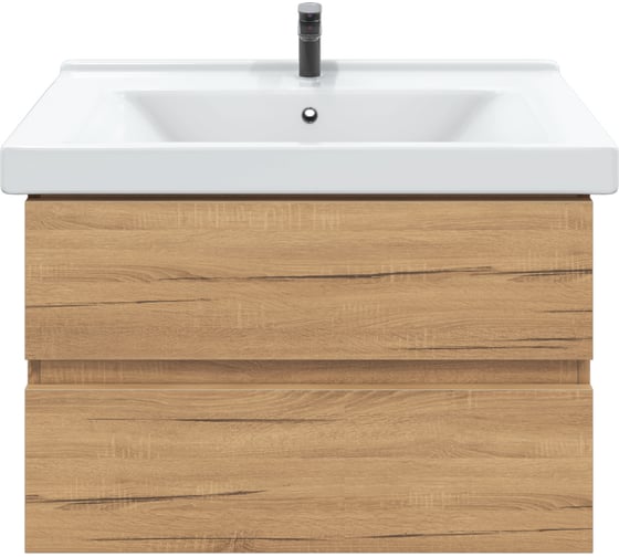 Изображение товара Тумба с раковиной в ванную RUVANN DREVA 70 + Миранда 70 подвесная Т.DREVA.Д-70П-KIT-MIR