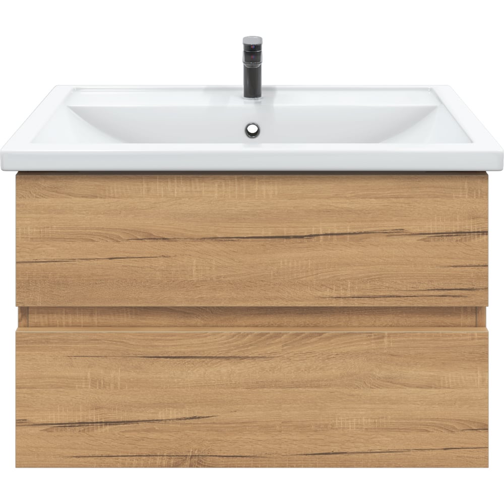 Изображение товара Тумба с раковиной в ванную RUVANN DREVA 80 + Фостер 80 подвесная Серия Практик