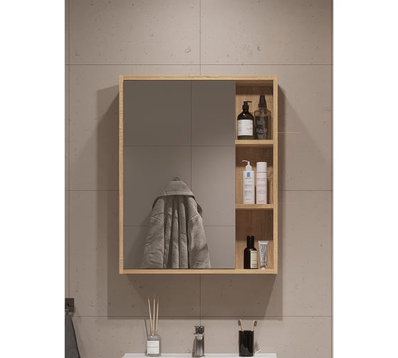 Изображение товара Зеркальный шкафчик в ванную RUVANN DREVA 60 З.DREVA.Д-60