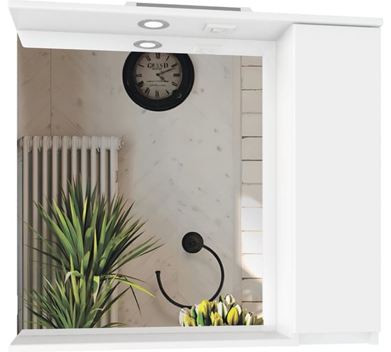 Изображение товара Зеркальный шкафчик в ванную RUVANN FORTO 80 З.FORTO.П-80