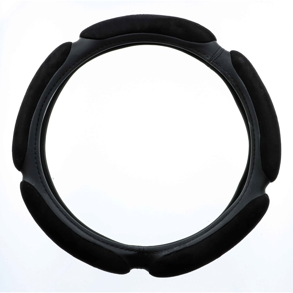 Изображение товара Оплетка руля ЕРМАК спонж черный 5 подушек для автомобиля R37-39