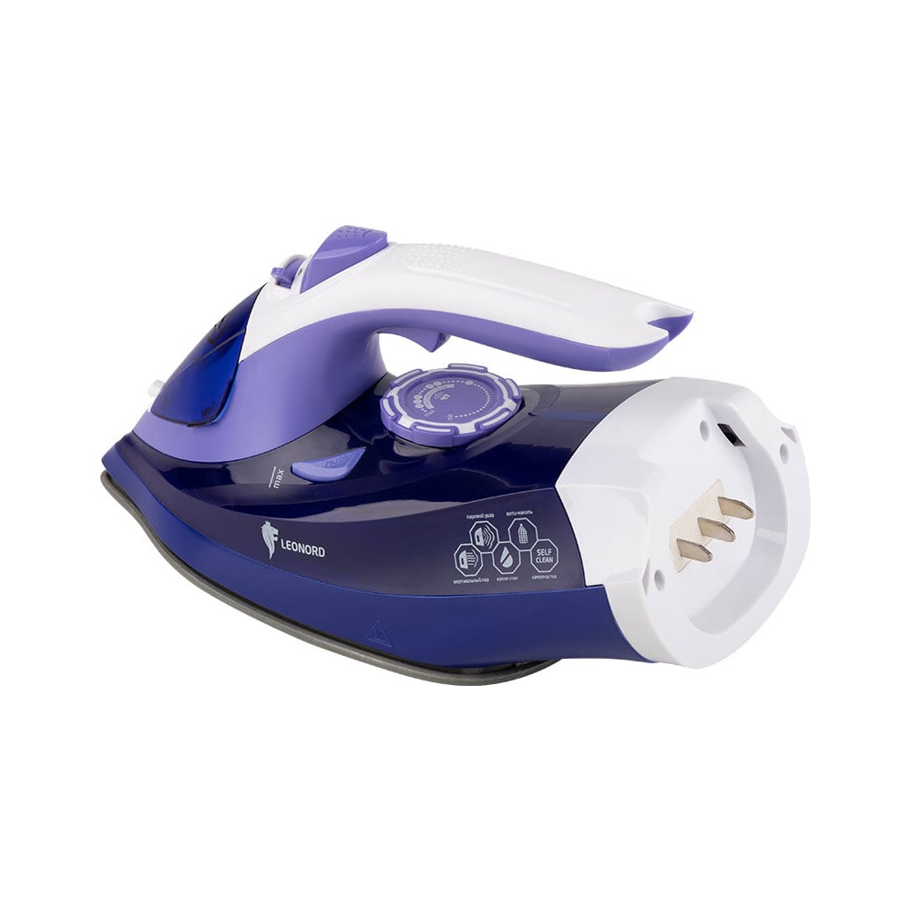 Изображение товара Беспроводной утюг Leonord LE-1807U фиолетовый 2600Вт паровой удар