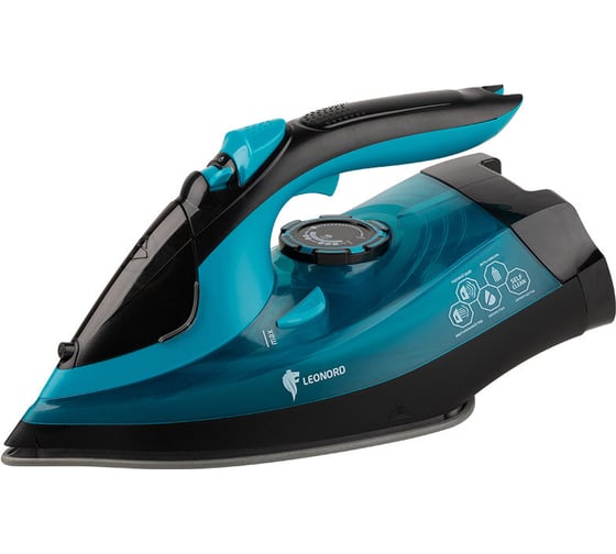 Изображение товара Утюг Leonord беспроводной LE-1807U бирюзовый 2600Вт, спрей, пар, паровой удар, керамическая подошва 270100