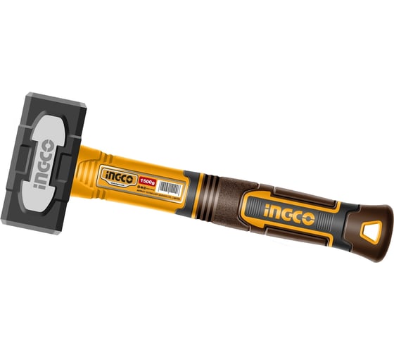 Изображение товара Кувалда с фибергласовой рукояткой INGCO SUPER INDUSTRIAL 1.5 кг HSTH81500