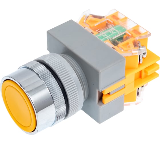 Изображение товара Кнопочный выключатель Dekraft ВК22-ABF-YEL 25125DEK