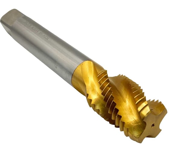 Изображение товара Метчик машинно-ручной TORNERI М36x4.0 DIN376 для глухих отверстий, с винтовой канавкой, с покрытием TiN HSSE Т020711