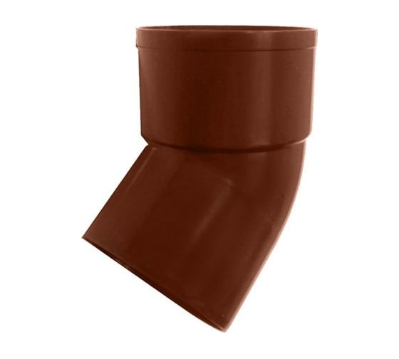 Изображение товара Отвод водосточной трубы VN 45 градусов, 80 мм, коричневый 12580