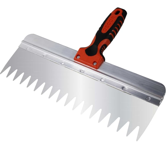 Изображение товара Шпатель DECOR 350 мм, зуб 20x27 мм, 0.5 мм 320-7350 11613635