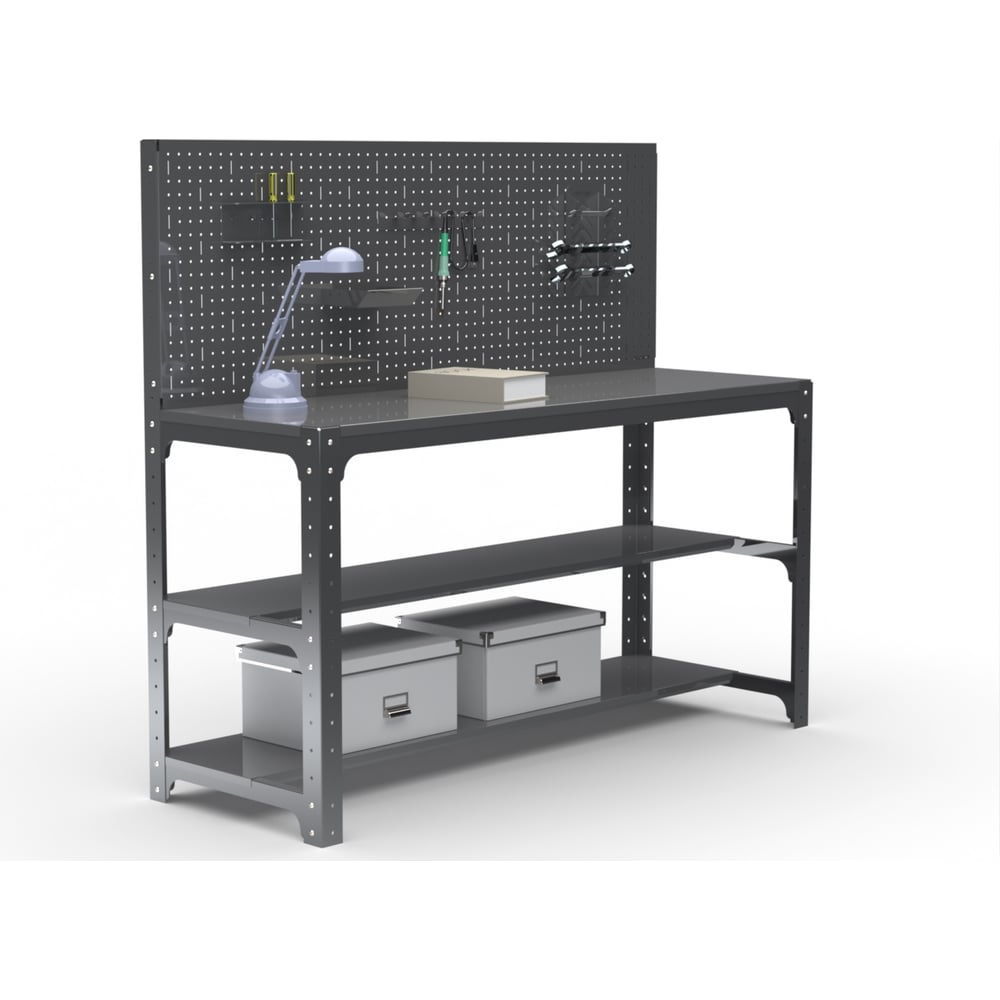 Изображение товара Металлический рабочий стол серии KIT 750х1200х600 мм ООО Металекс