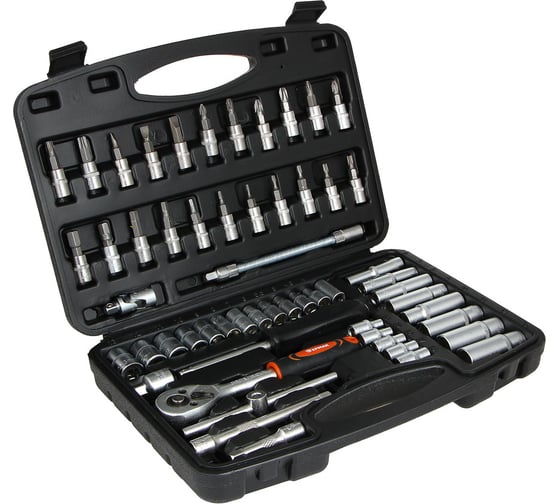 Изображение товара Набор профессионального инструмента ЕРМАК 56 предметов 736-204