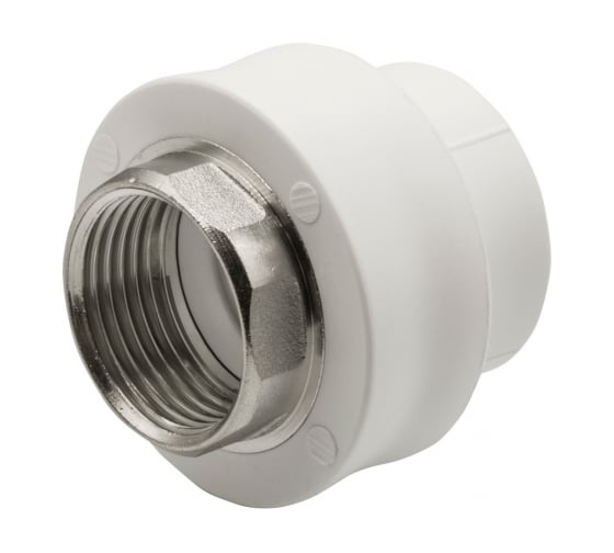 Изображение товара Комбинированная муфта VRT внутренняя, 32х1", под ключ EVER plast, белый 538235