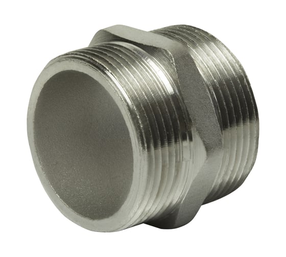 Изображение товара Ниппель VRT 1 1/2", наружная/наружная, никель 1900-004040 511823