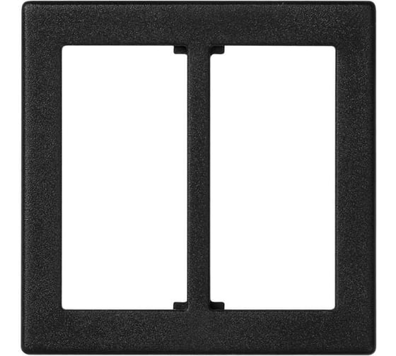 Изображение товара Адаптер для установки 2 коннекторов СБСП Simon К45 графит KB18-14